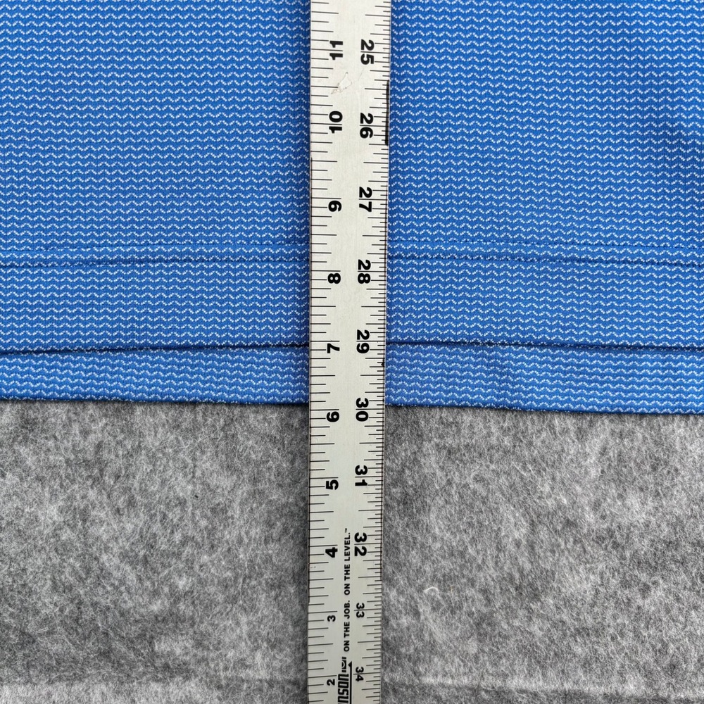 FootJoy Mens Athletic Fit Golf Polo Blue La Cantera Resort Spa Logo Size Medium - Picture 6 of 12